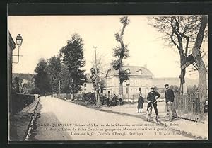 Carte postale Grand-Quevilly, la rue de la Chaussée