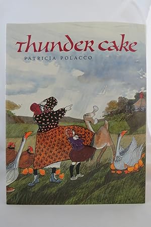 THUNDER CAKE (DJ protected by a brand new, clear, acid-free mylar cover) (Signed by Author)