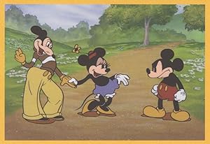 Mickeys Rival Walt Disney Goofy Minnie Mouse Cartoon Postcard
