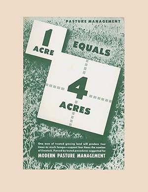 J. I. Case Co. 1950s Farm Equipment Booklet with Plowing Instruction for Modern Pasture Managemen...