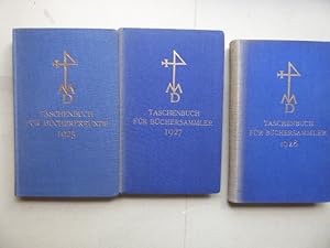 Taschenbuch für Bücherfreunde. Erster Jahrgang 1925 (und) Taschenbuch für Büchersammler 1927 - Zw...