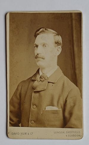 Carte De Visite Photographs. A Portrait of a Young Man.