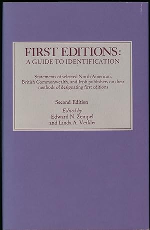 FIRST EDITIONS: A GUIDE TO IDENTIFICATION