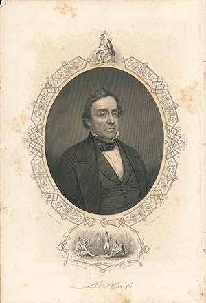 Engraved Portrait of General Lee [Lewis] Cass (print)
