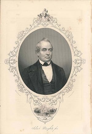 Engraved Portrait of Silas Wright Jr. (print)