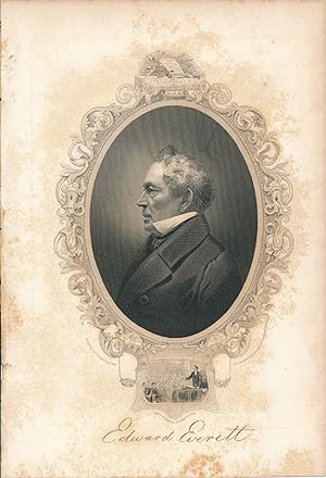 Engraved Portrait of Edward Everett (print)