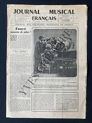 JOURNAL MUSICAL FRANCAIS-N°87-8 MARS 1960