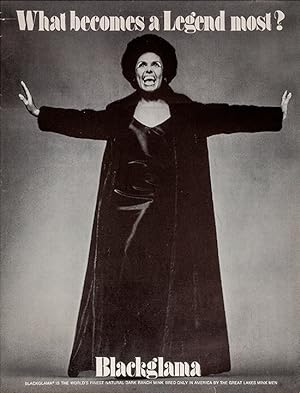 LENA HORNE / BLACKGLAMA (1969) "What Becomes a Legend Most?" poster