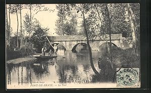 Carte postale Pont-de-Braye, le Pont