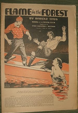 Philadelphia Record Book of the Week July 15, 1934 "Flame in the Forest"