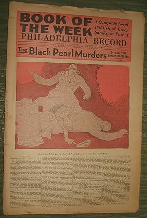 Philadelphia Record Book of the Week Club Mar 13, 1932 "The Black Pearl Murders"