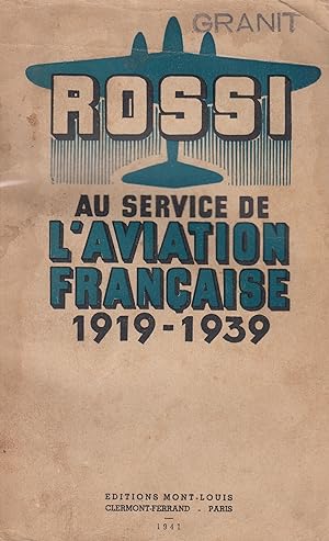Au service de l'aviation française 1919-1939