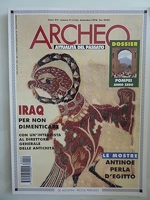 ARCHEO Attualità del Passato Anno XIV Numero 9 Settembre 1998 IRAQ PER NON DIMENTICARE