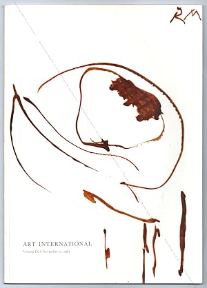 Art international Volume IX / 8.