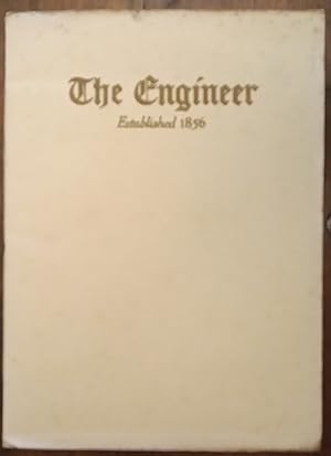 The Engineer. Established 1856. The Foremost British Technical Journal. Seventy Years of Success.