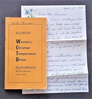 Illinois Woman's Christian Temperance Union Handbook With Helps 1967-1968