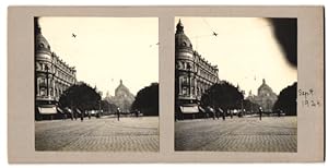 Stereo-Fotografie Fotograf unbekannt, Ansicht Antwerpen, Grand Hotel um 1924