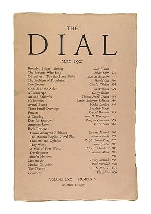 The Dial, May 1921, Volume LXX Number 5