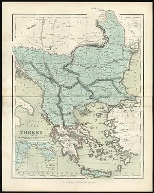 Antique Print-SOUTH EAST EUROPE-BLACK SEA-CRIMEA-GREECE-Dodd-1856