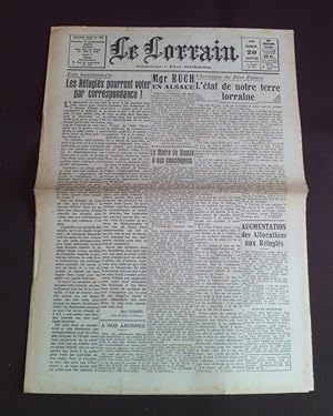 Le lorrain - N°152 20 Janvier 1945
