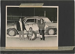 Archive of original photographs of stock car race car driver Don Darling, 1972-1974