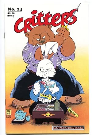 Critters #14-1986-Usagi Yojimbo-Signed by Stan Sakai comic book