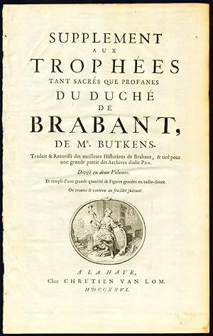 Antique Print-TITLE PAGE-BRABANT-LAURENS COSTER-Butkens-1726