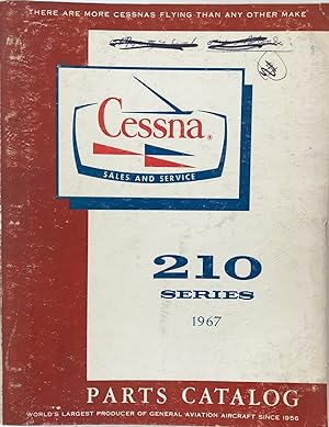 Cessna 210 Series Parts Catalog 1967