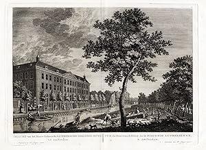 Antique Print-AMSTERDAM-NETHERLANDS-LUTHERAN PARISH HOUSE-DIACONIE-Fouquet-1783