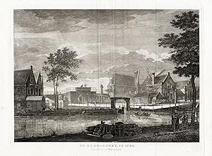 Antique Print-AMSTERDAM-NETHERLANDS-RAAMPOORT-VIEW-Fouquet-1783