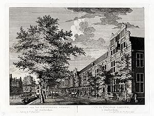 Antique Print-AMSTERDAM-NETHERLANDS-LATIJNSE SCHOOL-LATIN-GYMNASIUM-Fouquet-1783