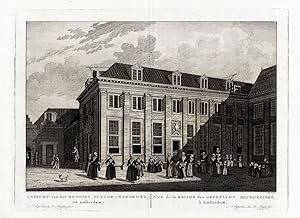Antique Print-AMSTERDAM-NETHERLANDS-BURGERWEESHUIS-GIRL'S ORPHANAGE-Fouquet-1783