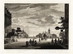 Antique Print-AMSTERDAM-NETHERLANDS-HAARLEMMERPOORT-WINDMILL-Fouquet-1783