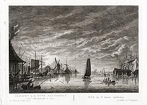 Antique Print-AMSTERDAM-NETHERLANDS-MARINA-BLAUWHOOFD BASTION-SHIP-Fouquet-1783