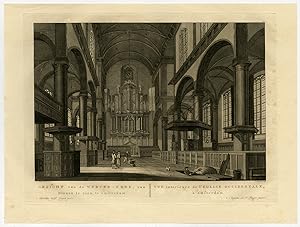 Antique Print-AMSTERDAM-NETHERLANDS-WESTERKERK-ORGAN-CHURCH-Fouquet-1783