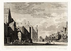 Antique Print-AMSTERDAM-NETHERLANDS-CITY HALL-POST OFFICE-Fouquet-1783
