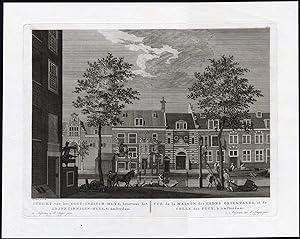 Antique Print-AMSTERDAM-NETHERLANDS-KRANKZINNIGENHUIS-VOC HOUSE-Fouquet-1783