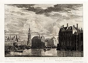 Antique Print-AMSTERDAM-NETHERLANDS-MUNTTOREN-BINNEN AMSTEL-Fouquet-1783
