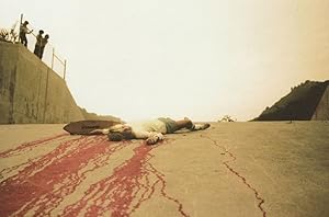 Man Possibly Killed Left For Death Car Accident Roadside Postcard
