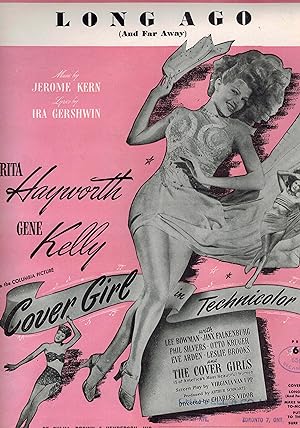 Long ago and Far Way - Sheet Music from Cover Girl - Rita Hayworth Cover