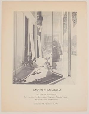 Imogen Cunningham: Recent Photographs