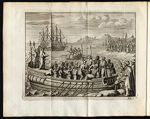 Antique Travel Account-3 Prints-INDIES-PORTUGUESE-ADEN-GOA-TERNATE-vd Aa-1707
