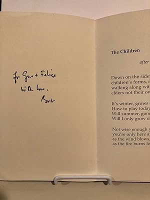 The Children after Patrick Kavanaugh February 18, 1978 -- INSCRIBED copy