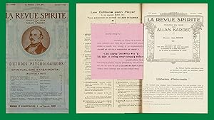 LA REVUE SPIRITE. Journal d'Etudes Psychologiques et de Spiritualisme Experimental. 73 Annee, 1930