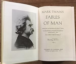 Mark Twain's Fables of Man (Volume 7, Mark Twain Papers)