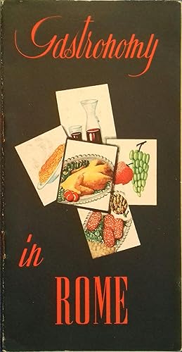 Gastronomy in Rome. Vers 1930.