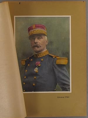 Général Pau. Gravure colorisée extraite de l'histoire illustrée de la guerre du droit, d'Emile Hi...