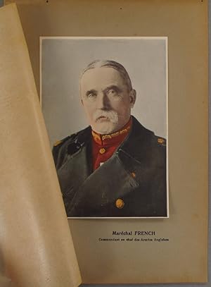 Maréchal French, commandant en chef des armées anglaises. Gravure colorisée extraite de l'histoir...