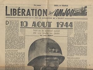 Libération de l'Anjou. Numéro spécial du Courrier de l'Ouest. Août 1945.