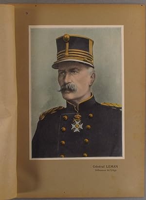 Général Léman, défenseur de Liège. Gravure en couleurs extraite de l'histoire illustrée de la gue...